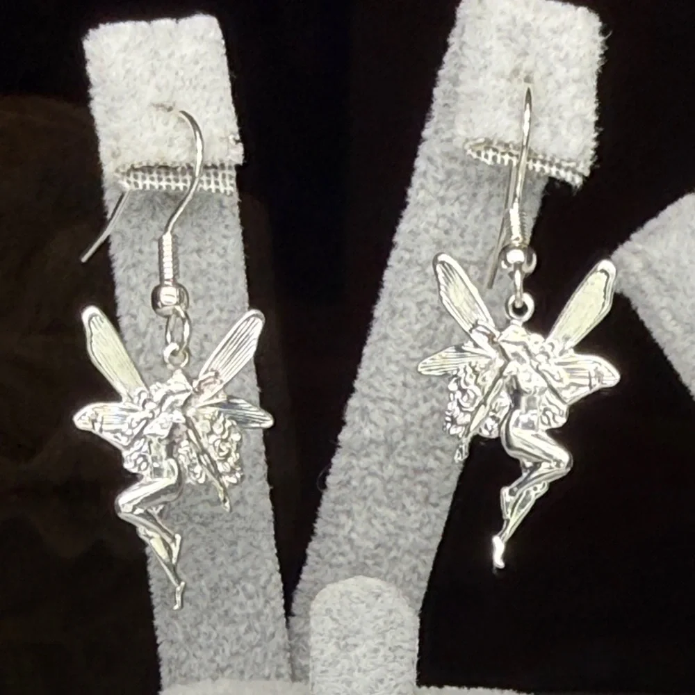 Silver Enchanted Fairy Earrings​